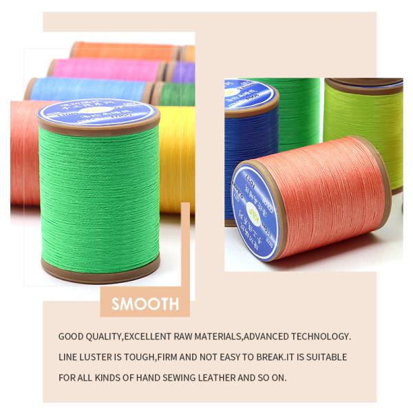 High Tenacity Waxed Thread 150D 0.8mm for Bracelets Decoration Polyester Braided Rope