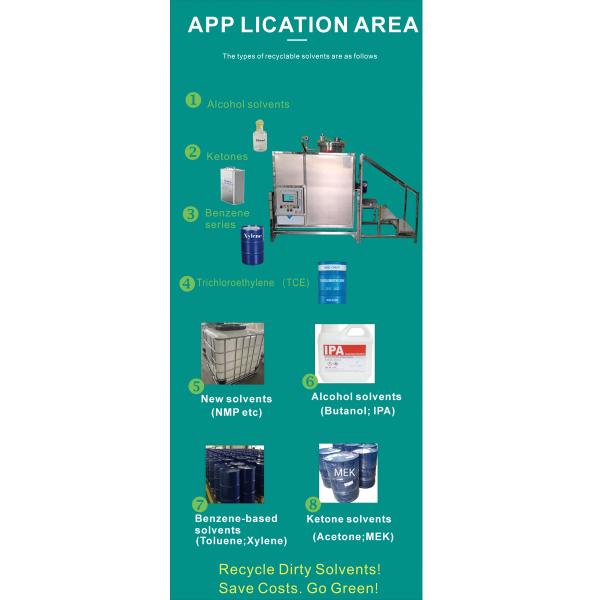 300L Environmentally Friendly Low Carbon Economical Intelligent High Efficiency Large Capacity Solvent Distillation Recovery And Regeneration Device