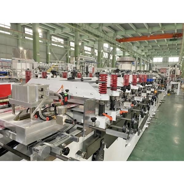 Fruit Packing Laminating Pouch Making Machine , Slider Zipper Pouch Making Machine