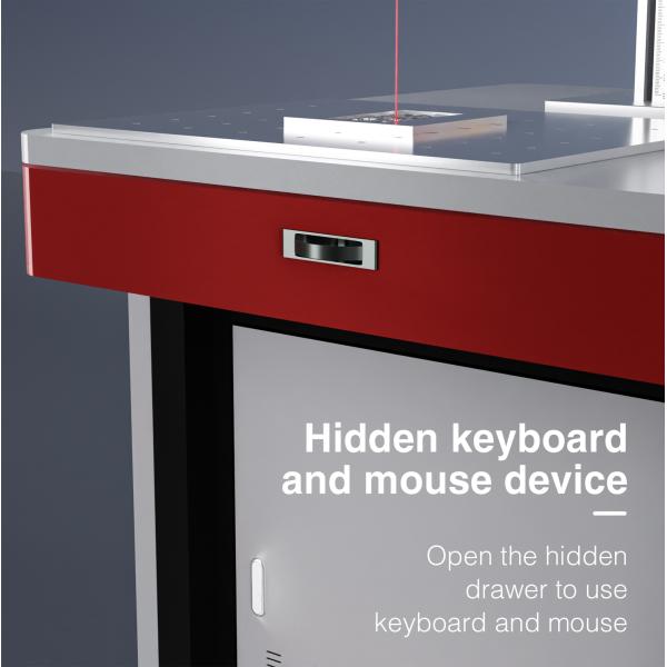 3W / 5W 3D Jewelry Laser Marking Machine For Metal Non Metal Pattern Depth Engraving