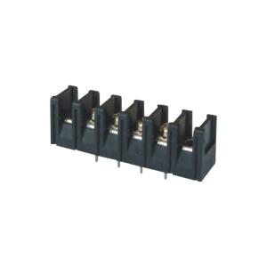 7.62mm terminal Blocks Single row PA66 black Sn plated 25％GF UL94V-0 Brass