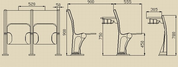 High Quality Fabric School Class Chairs ,Class Desks For Sales