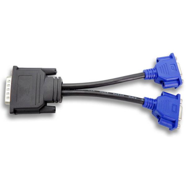 DVI Splitter Cables Monitor Data Cable 59 PIN DVI Interface For Video Card