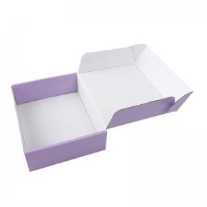 China Custom Logo Clothing Packing Boxes Embossing Paper Corrugated Box on sale