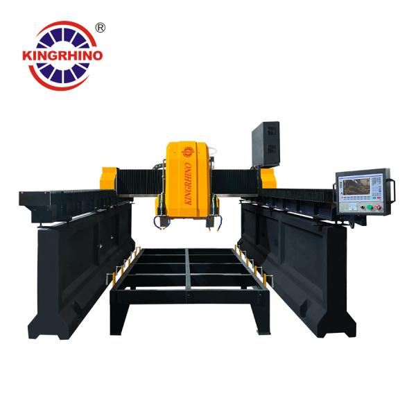 15kw CNC Bridge Type Linear Cutting Milling Machine For Marble Limestone