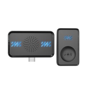 Wireless Waterproof Doorbell, No Battery Required, Self-Powered Chime, 58