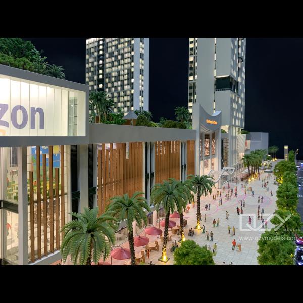 Krittaphong Group Scale Famous Buildings 3D Models 1/100 Vientiane Business Center