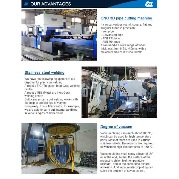 High Precision Laser Cutting Welding SS Table Frame