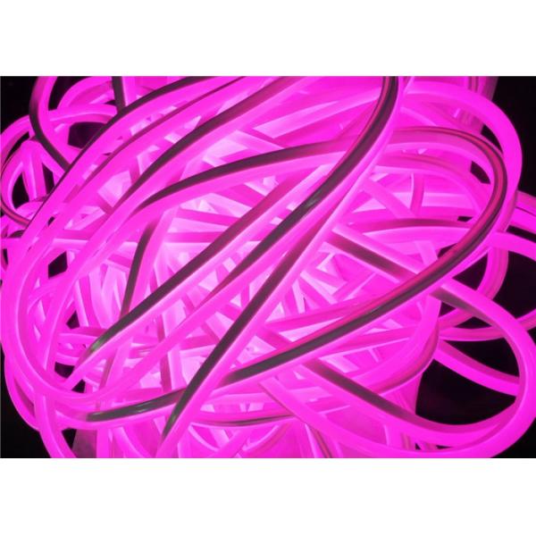 Pink Color Silicone Neon Flexible Strip Lights 2835SMD 120 leds For Modelling Of
