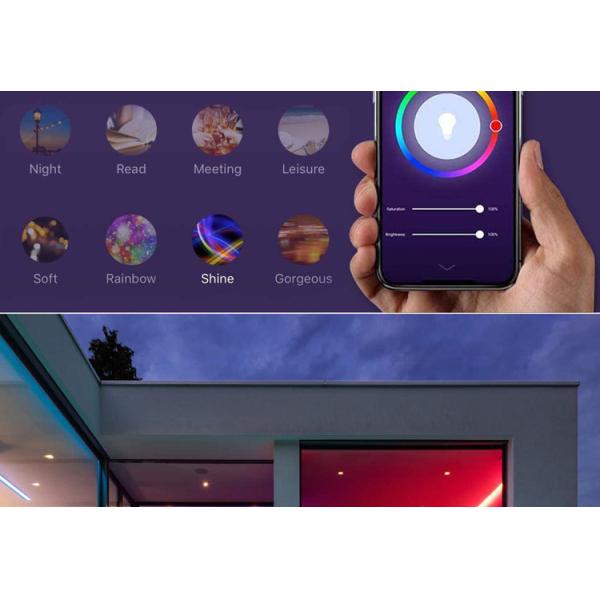 2700K-6500K GU10 Smart Bulb 450lm Smart Led Spotlight 5W For Bedroom