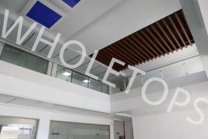 Quality 2.5mm Matt White Powder Coated Aluminum Solid Panel With Light Cover for sale