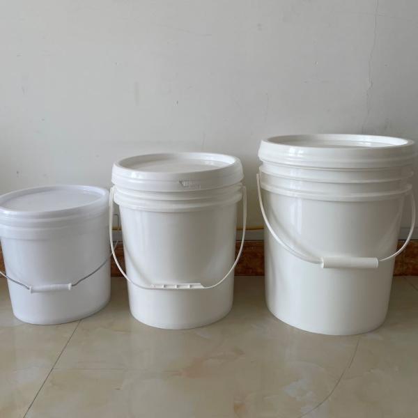 10 Liter Plastic Bucket with Lid Heavy-Duty Food Bucket 1.0 to 2.5 MM Thickness BPA-Free