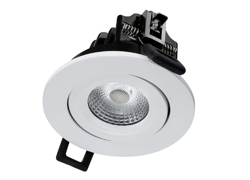 Smart Spring Adjustable 600 Lumen Dimmable LED Downlights COB Chip