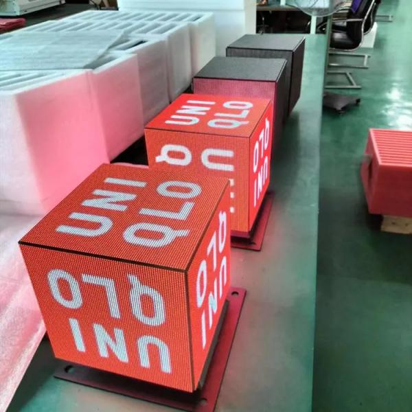 Wall Mounted Customized Led Display Panel P2.5 Cube Video Hanging Up
