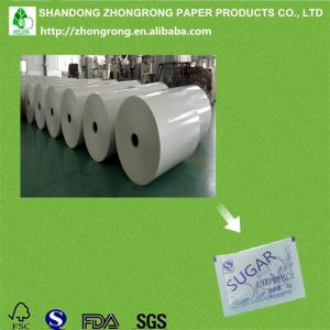 Quality 40+10gsm PE coated paper for sugar sachet for sale