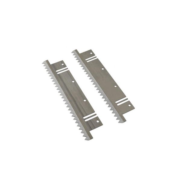 Sharp Zig Zag Blade HRC60-80 Hardness Durable Cutting Life For Bags