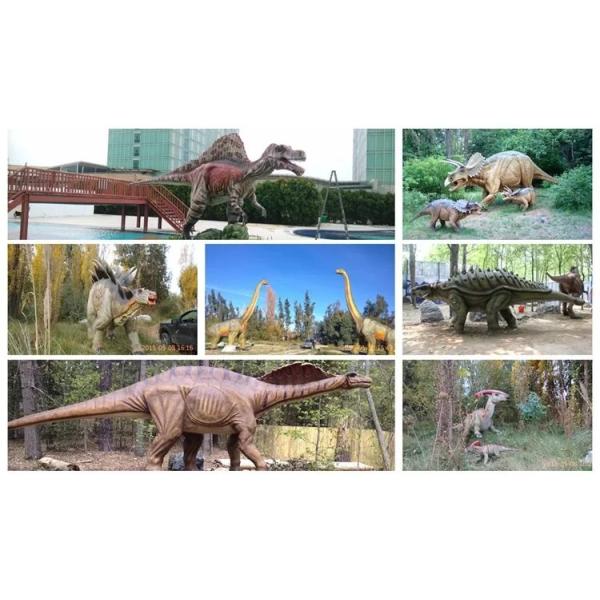 Waterproof Color Realistic Hand - Sculpted Dinosaur Head In Dinosaur Park