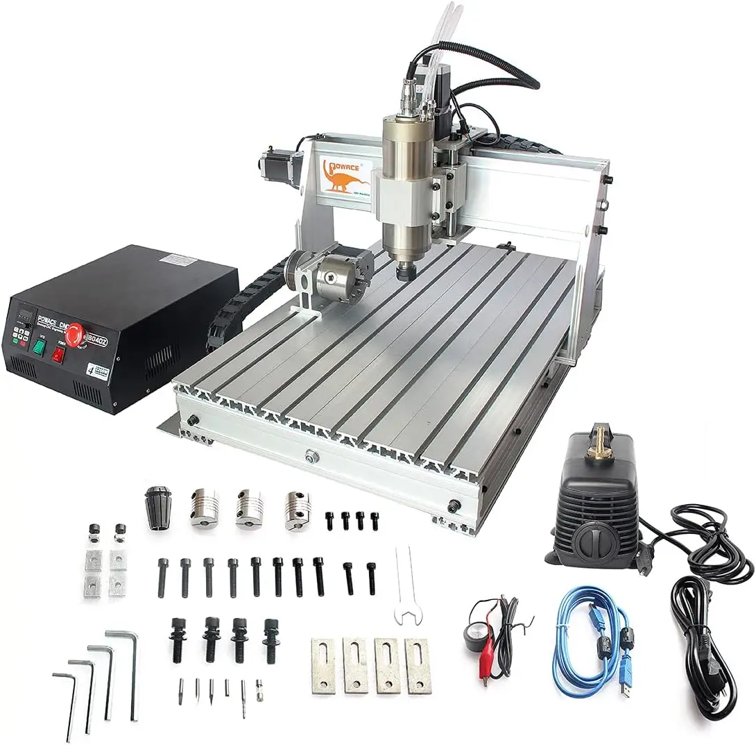 4 Axis 6040 USB Mach3 CNC Router Engraver 2.2KW With 1605 Ballscrew