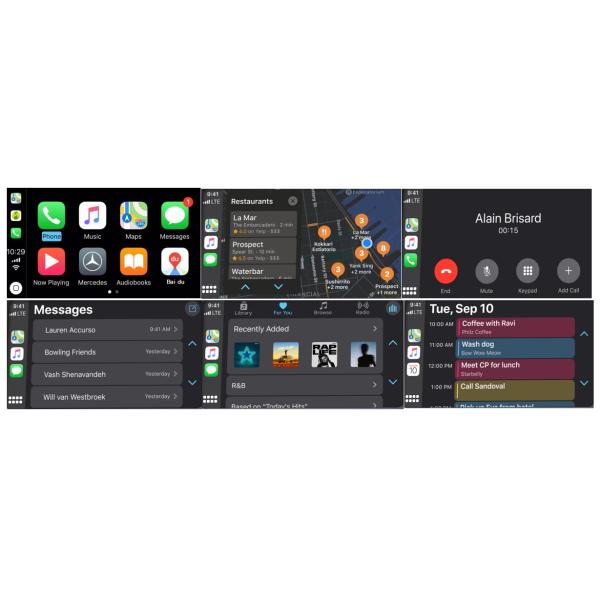 IPhone 5 11Pro MERCEDES BENZ Navigation System Wireless Carplay Interface