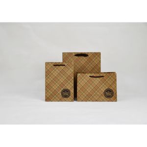 Customization Simple Twisted Handle Paper Bags For Clothing Store