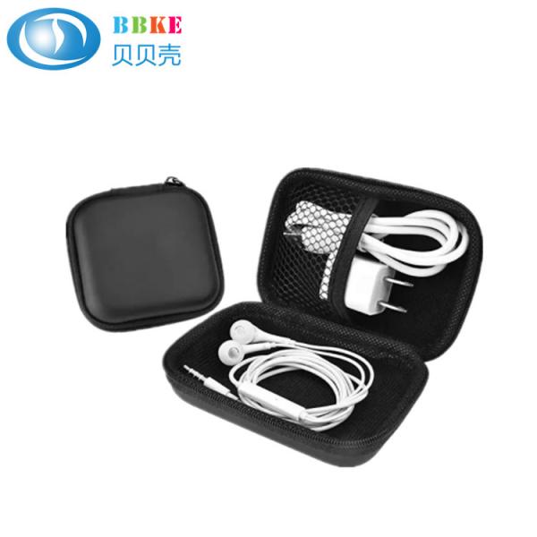 Buy Black Hard EVA Case For Earbud And USB Cables / EVA Earphone Case at wholesale prices
