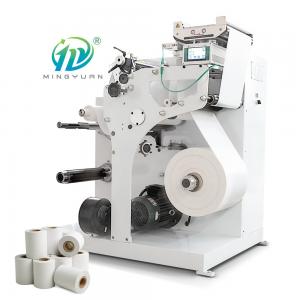 China Small Vertical 320mm Width Paper Roll Rewinding Slitter Machine Speed 200m/Min on sale