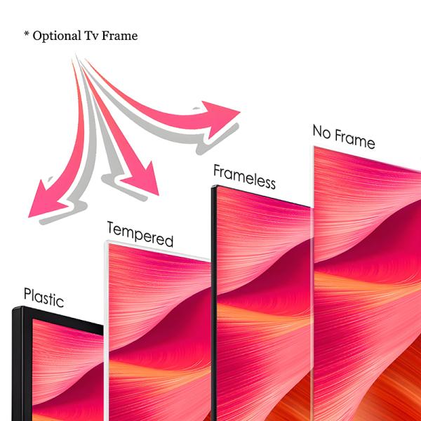 Wall Mountable Smart LED TV with Multi-Language OSD and Simple Operation