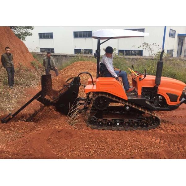 1860kg Farm Crawler Tractor Rated Speed 2600r/Min Small Agricultural Crawler Tractors
