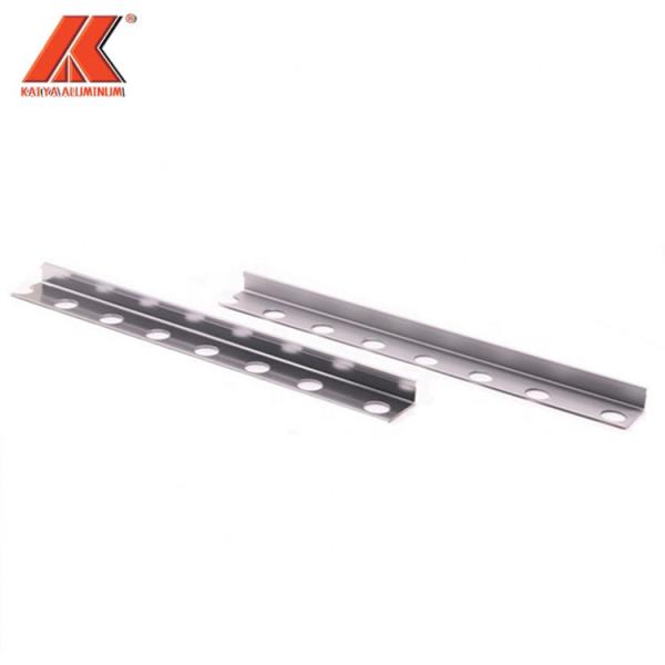 Matte Silver 27cm Square Tile Decorative Aluminum Trim Anodized