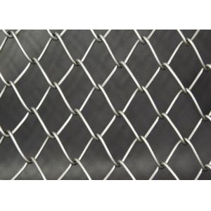 Diamond 1.2mm Wire Mesh Chain Link Fence Pvc Coated In Animal Feeding And Roads