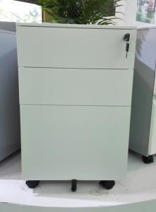 Quality 3 drawer mobile pedestal cabinet FYD-H016  H620XW390XD500mm,white color,export to Australia for sale
