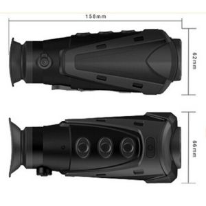 Handheld Infrared Thermal Imaging Goggles , 1500m Marine Security Thermal Vision