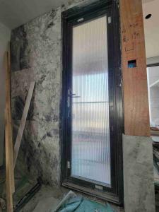 Quality Modern Aluminum Casement Doors Weatherproof With Double Glazed for sale
