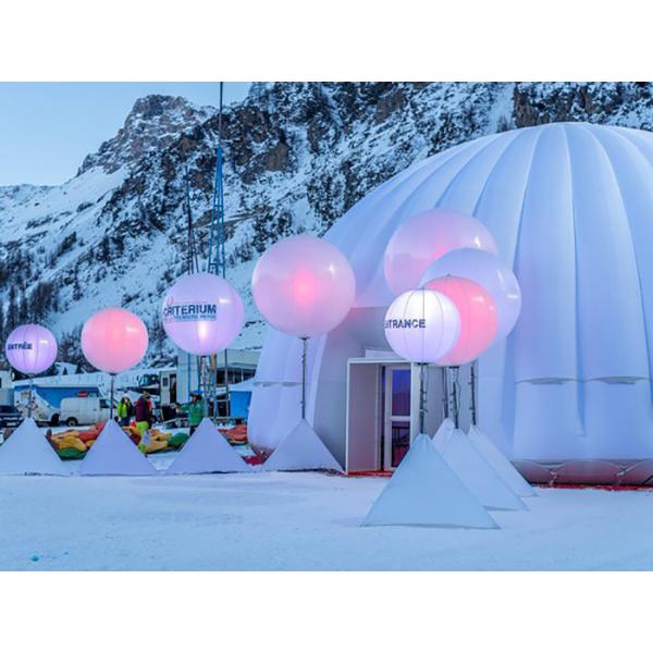 12V DC Inflatable Led Light 240W , Light Up Balloons For Big Area Events