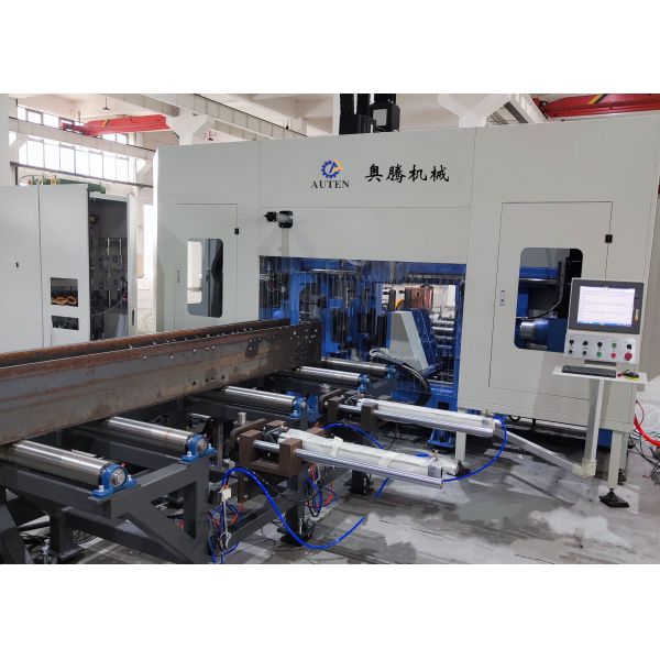 Steel Structure Industry High Speed CNC H Beam Drilling Machine BT40 Main Spindle