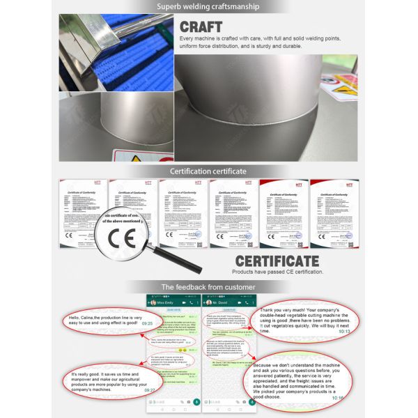 Mobility Wheel Tripod Cucumber Cutting Machine Corrosion Protection Commercial