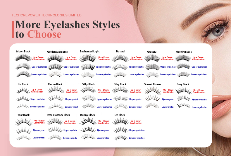 Reusable Cluster Lashes DIY Extension Segments Magnetic False Eyelashes Private Label