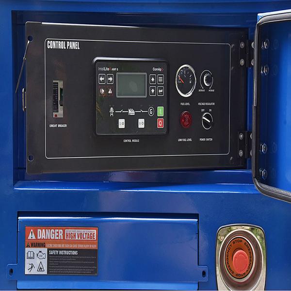 Industrial Diesel Generator Set Rated Voltage 230/400V Diesel Powered Generator Portable Silent Generator