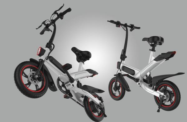 Buy Electric Compact Folding Bike , Lightweight Fold Up Cycles Eco - Friendly at wholesale prices