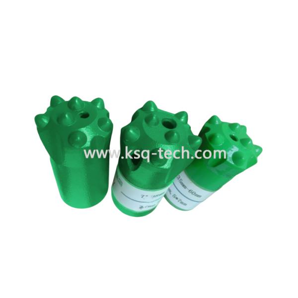 Small Hole Drilling Button Drill Bit 11 Degree Diameter 38mm With Short Skirt