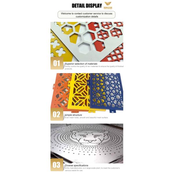 Patterned Metal Decorative Stainless Steel 304 Perforated Sheet As Metal Doors Panels