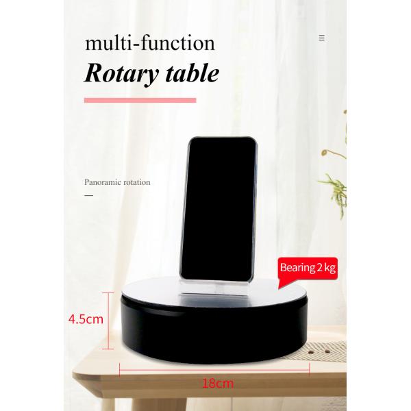 Real Mirror Face Electric Rotating Display Stand With High And Low Speed Rotation