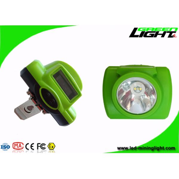 USB Rechargeable Led Mining Cap Lamp OLED Screen Display Cordless Anti - Explosive