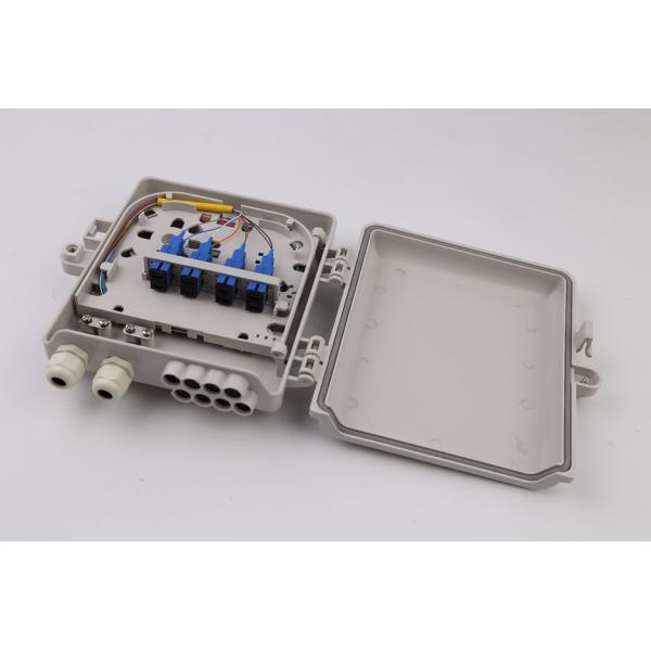Outdoor Indoor 8 core Optical Fiber Distribution Box FAT Box with Pigtail or With PLC Splitter