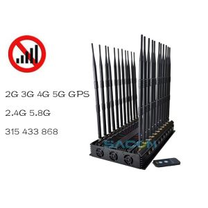 315 433 868 VHF UHF Adjustable 5G Signal Jammer Blocker