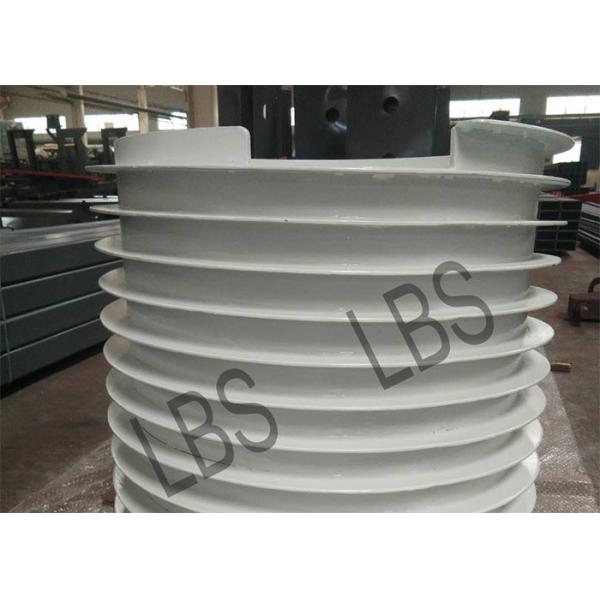 Durable Wire Rope Winch Drum LBS Grooved Machining For Storage Ropes