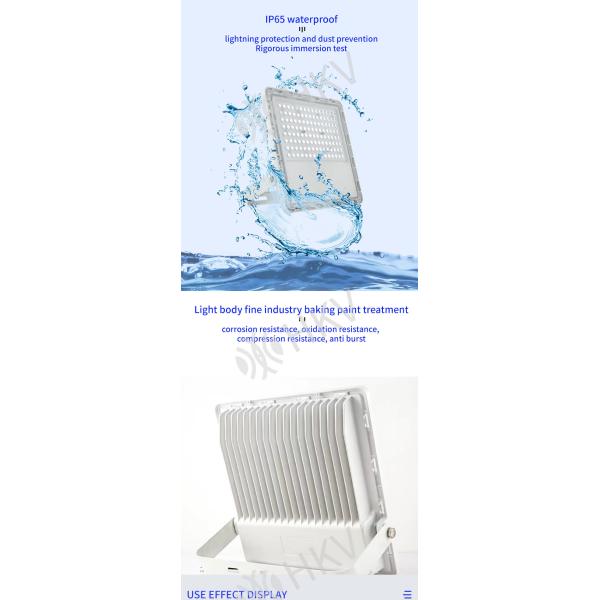 50W 100W 150W 200W 250W High Power LED Floodlight Cool / Warm White IP65