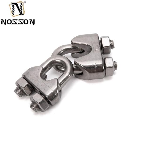 Customized Support OEM M6 Stainless Steel Wire Rope Cable Clip Clamp U Bolt Saddle Fastener for Metric Measurement System