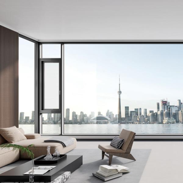 Customized Aluminum Tilt And Turn Windows , Triple Pane Aluminum Windows