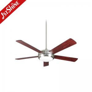 Quality Remote Control ROHS Modern Flush Mount Ceiling Fan With Light for sale